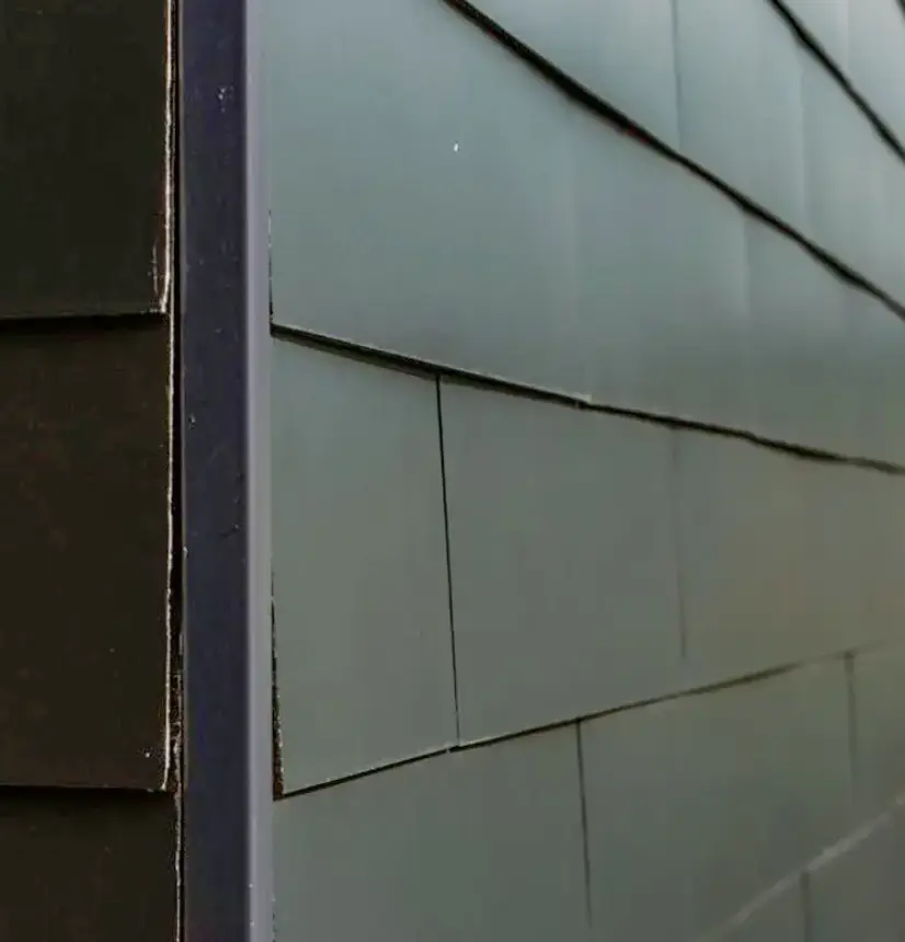 Bekleding: een aantrekkelijke, duurzame oplossing voor je huis 3 bardage en ardoise artificielle d'une maison