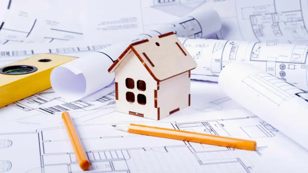 Plans architecte d'une maison à construire 