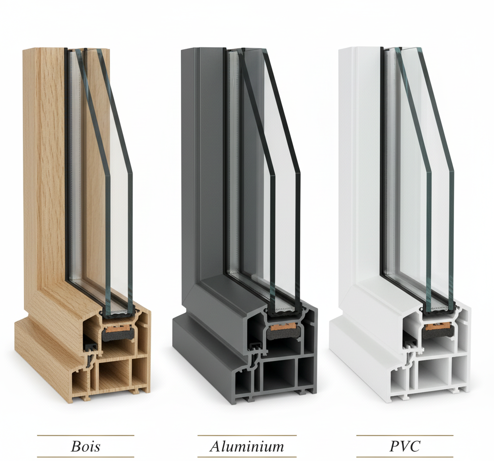 châssis-profilé-pvc-alu-bois