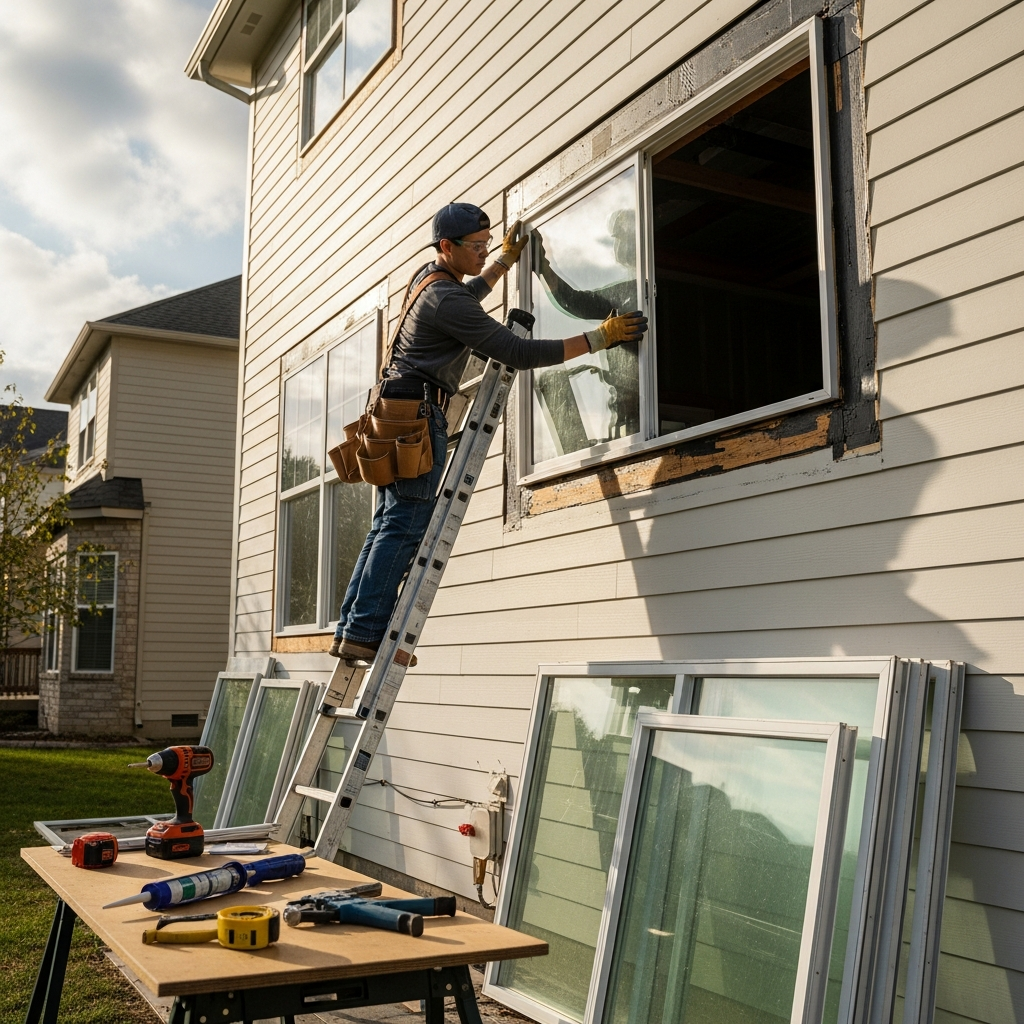 PVC of aluminium: wat moet ik kiezen? Vergelijking van frames voor comfort en duurzaamheid 6 installatie van raamkozijnen