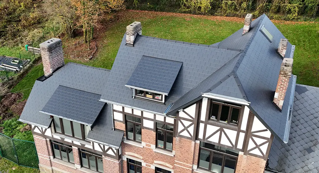 Nouvelle toiture réalisée par STM CONSTRUCT