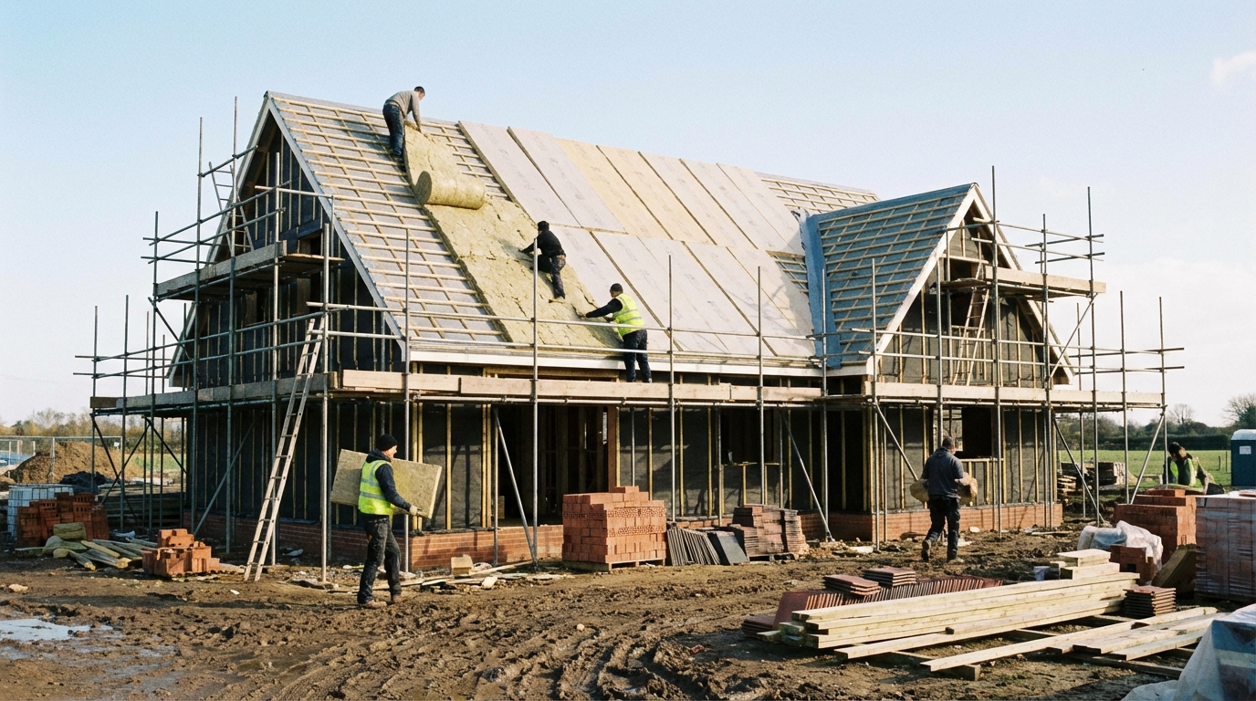 Isolation de votre maison neuve par STM Construct en Belgique